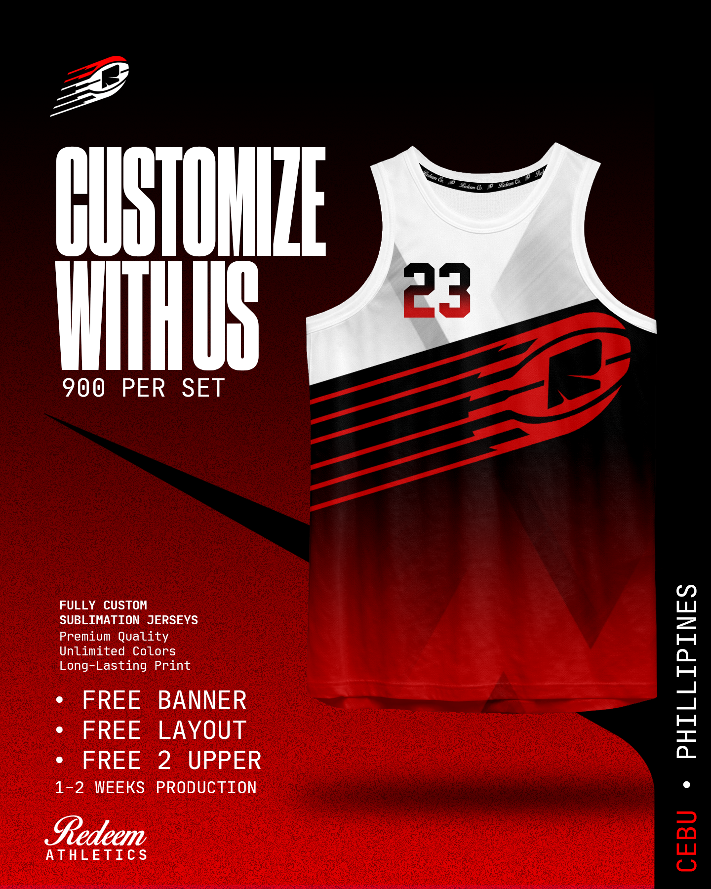 Redeem Athletics campaign design